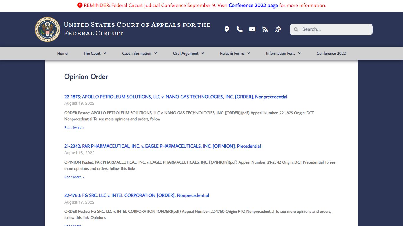 Opinion-Order - U.S. Court of Appeals for the Federal Circuit